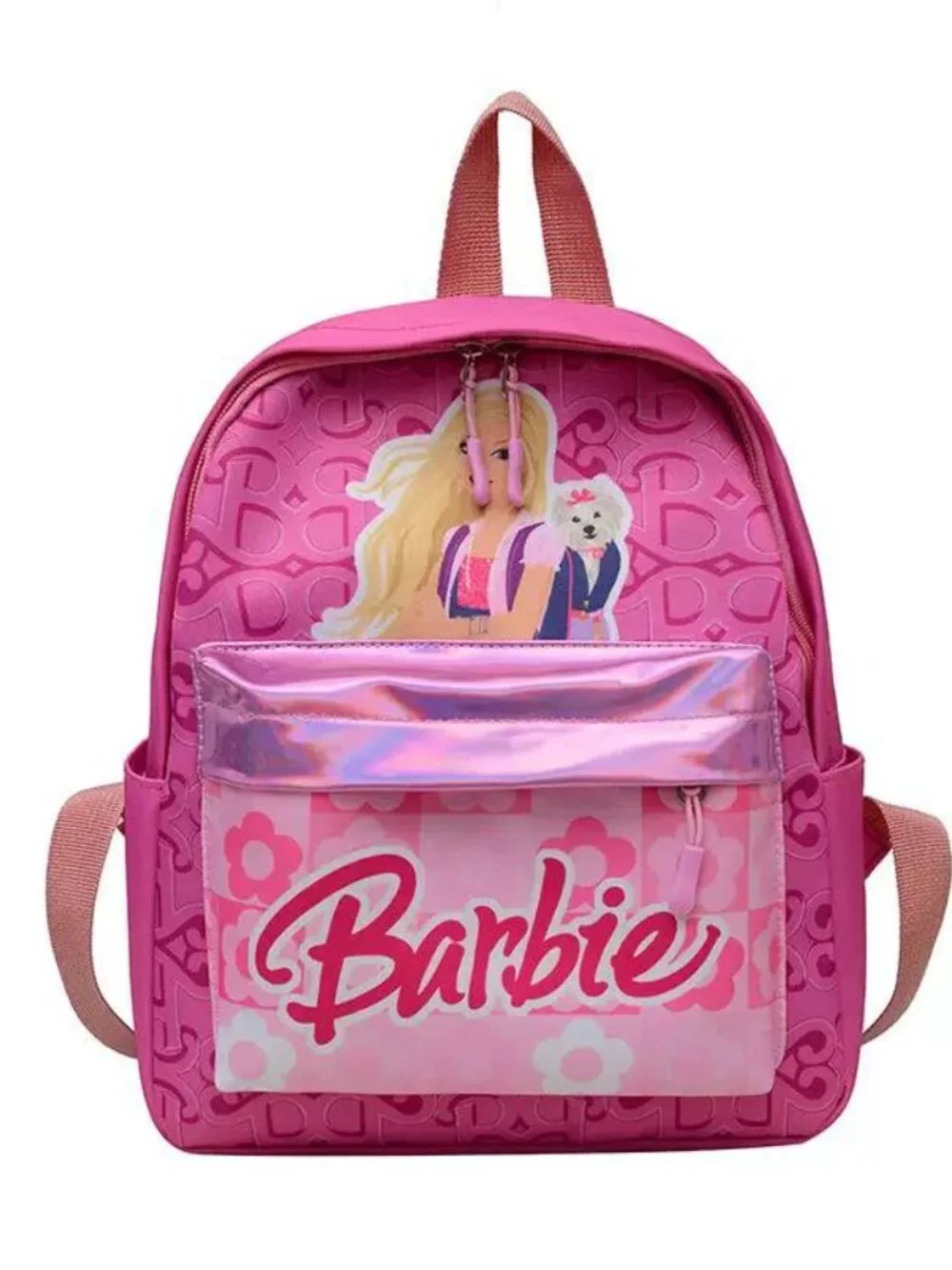 Pink Barbie Backpack Collection Display – Stylish School Bag Set